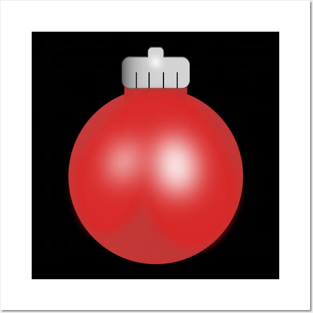 Christmas bauble Wall Art by designInk
